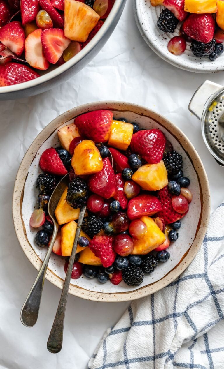Salade de fruits à l’orange – J’adore manger