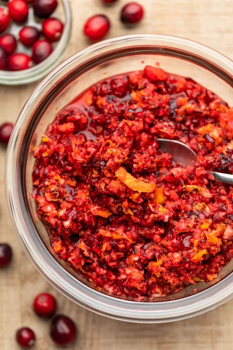 Relish aux canneberges et à l’orange – J’adore cuisiner