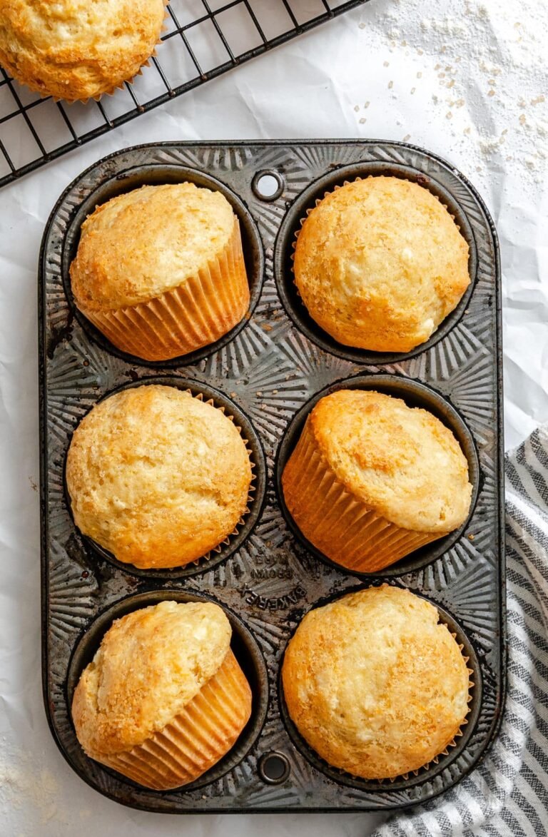 Muffins au Fromage Cottage au Citron – J’aime Manger
