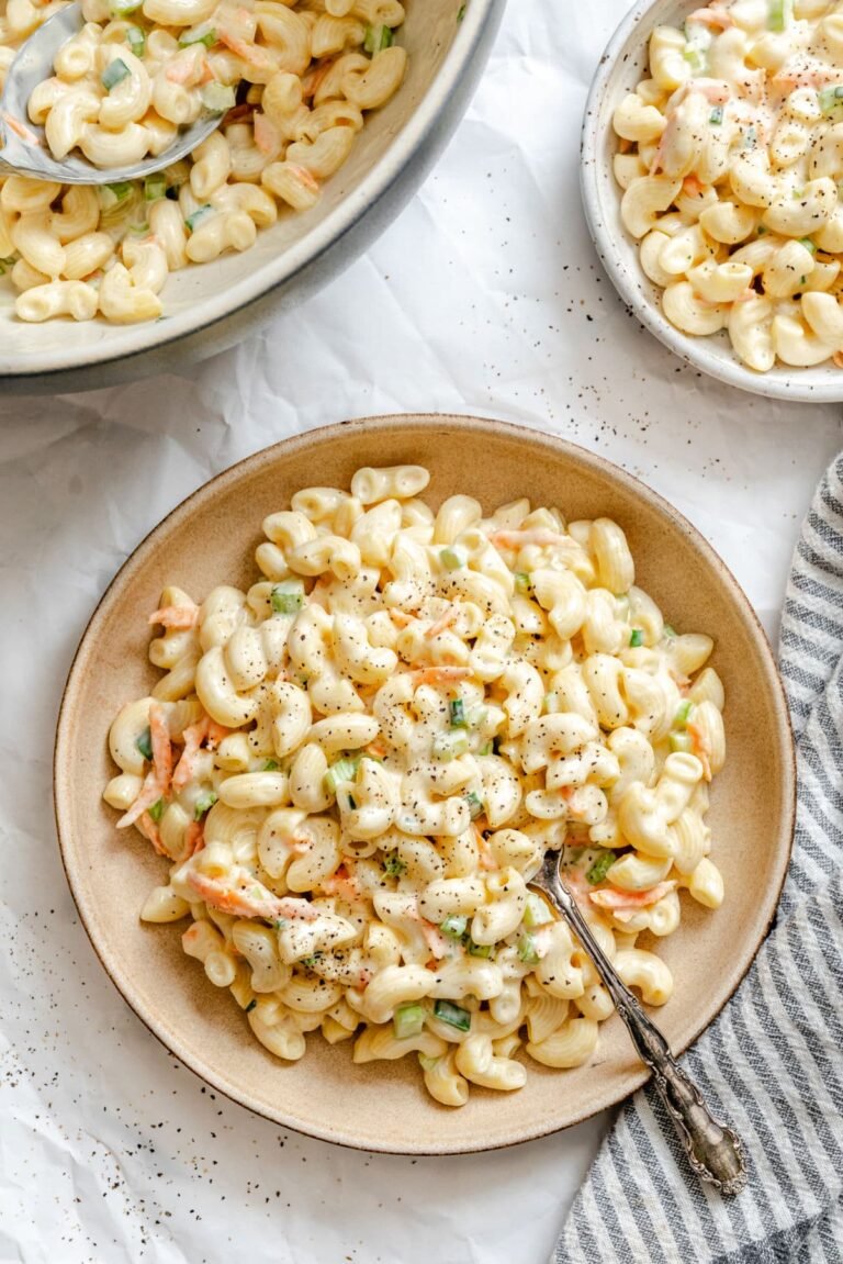 Recette facile de salade de macaroni hawaïenne