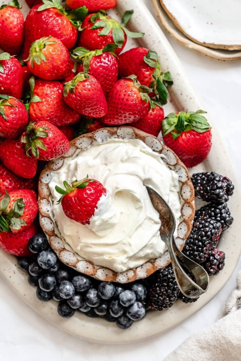 Trempette de fruits au marshmallow – J’adore cuisiner