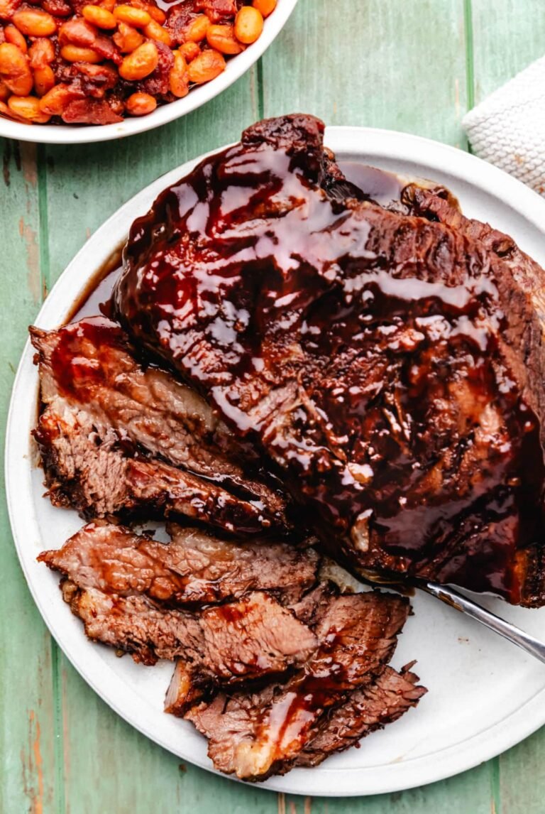 Brisket de bœuf BBQ à la mijoteuse