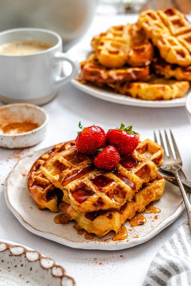 Gaufres de Pain Perdu – J’adore Manger