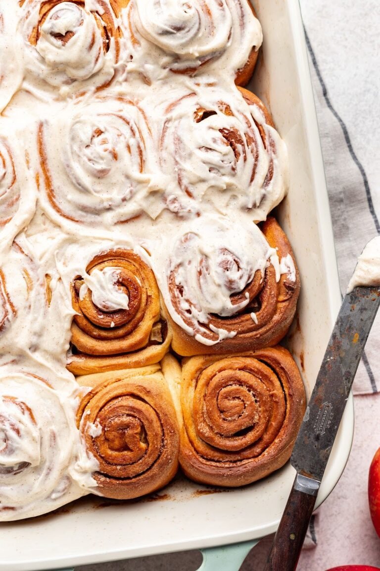 Roulés à la cannelle et aux pommes – J’adore cuisiner