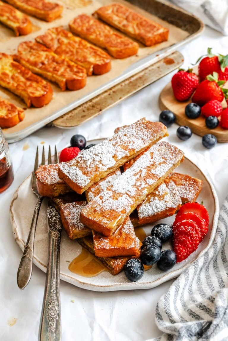 Bâtonnets de pain perdu faits maison (prêts à congeler)